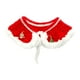 thumbnail image 2 of Bufanda De Collar De Gatito Con Babero De Ganchillo Para Cachorros, Gatos Y Perros Pequeños, Medianos, Rojo S, 2 of 5