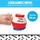 thumbnail image 3 of Taza de café BigMouth Inc. Gone Fishing, 600 ml, regalo novedoso, 3 of 6