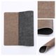 thumbnail image 5 of Juego de 6 Manteles Individuales de Cuero para Decoración de Mesa de Cocina Lavables Resistentes al Calor Color Gris Claro 16.9x11.8 pulgadas, 5 of 6