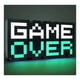 thumbnail image 3 of Lampara Luz Game Over Logo USB Negro Y Blanco, 3 of 3