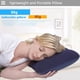 thumbnail image 3 of Almohada inflable, paquete de 2, compresible, cómoda, inflable, flocada, para siestas, soporte ergonómico para cuello y zona lumbar, ideal para camping, oficina, viajes, coche, vuelo., 3 of 8