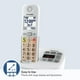 thumbnail image 5 of Teléfono inalámbrico Panasonic KX-TGU432W con pantalla grande, 2 auriculares, 5 of 6