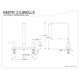 thumbnail image 4 of Grifo de cocina Kingston Brass Nuvofusion Euro de caño alto, 4 of 4