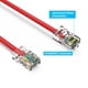 thumbnail image 2 of Cable Ethernet Cat6 FireFold 6,1 m 550 MHz UTP rojo, 2 of 4