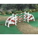 thumbnail image 2 of Salto De Juguete Para Salto Ecuestre Oxer Rojo Y Blanco, 2 of 3