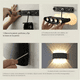 thumbnail image 2 of Pack X2 Lampara Led Focos Exterior Pared 4w Luz Cálida 3500k, 2 of 5