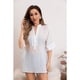 thumbnail image 2 of Blusa Mujer Lino Algodón Premium Liviana Cuello Mao 8057, 2 of 3
