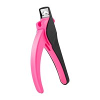 Ioensy - Cortauñas Falsos, Herramientas Profesionales De Manicura Para Salón De Belleza Nail Art, Negro Y Rojo