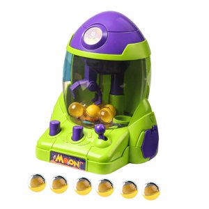 Bothyi - Niños Garra Máquina Juguete Novedad Mano Manivela Agarre Muñeca Juguete Toda La Familia Para Niños Verde