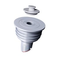 Magideal - Tapón De Sellado De Tubería De Drenaje, Tapón De Drenaje De Suelo Antiolor, Cubierta Práctica De Sellado De Tubería De Alcantarillado Para Lavabo, Lav 87 X 93 Mm