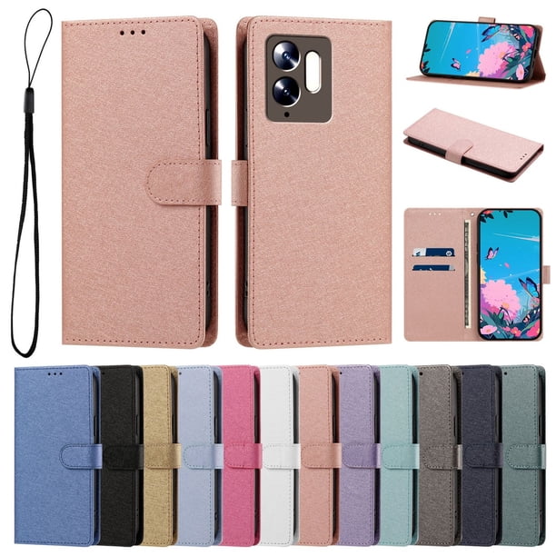 Funda Cartera de PU para Xiaomi Poco C95 Pro con Tarjetas, Rosa