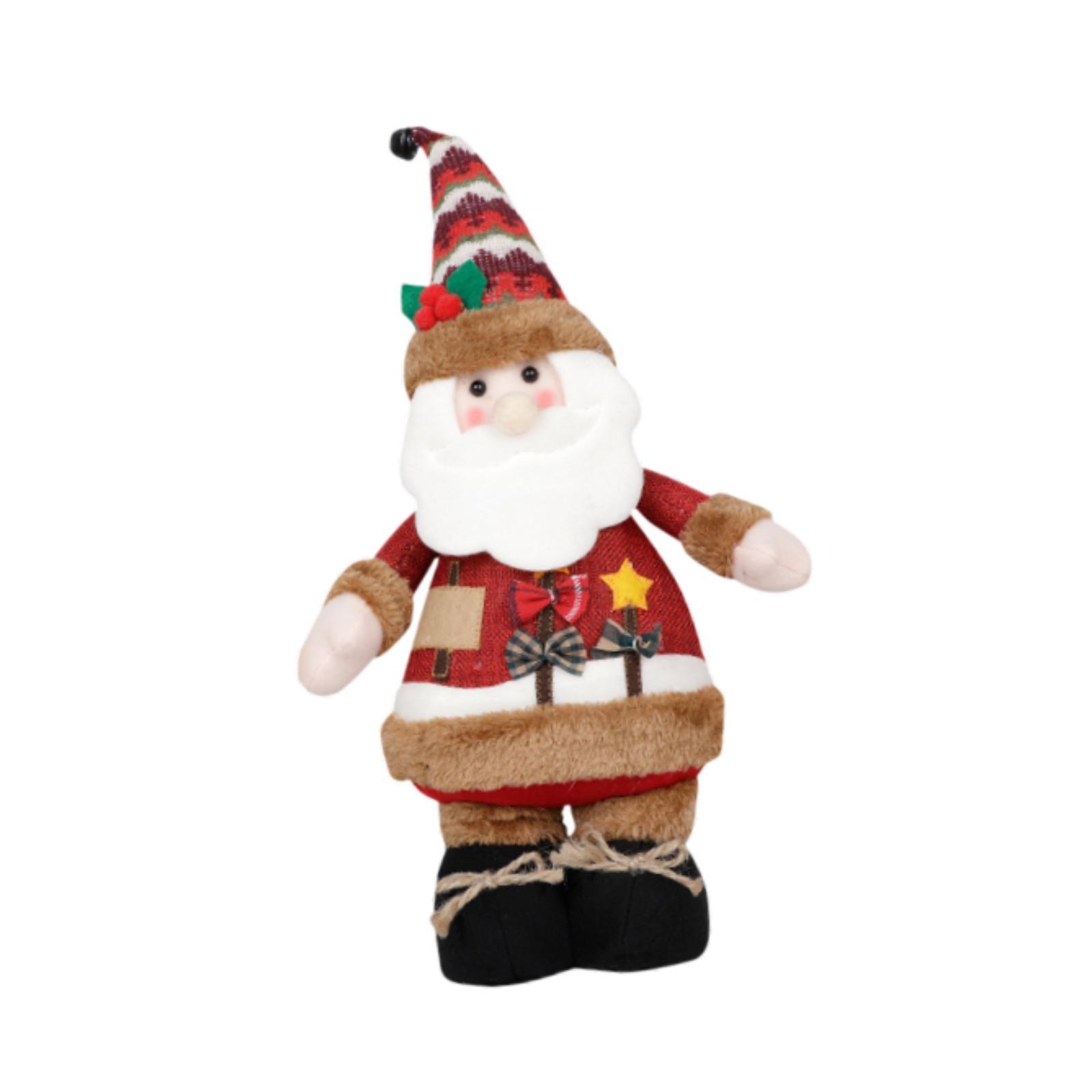 Magideal - Figura De Muñeco De Navidad, Adorno Navideño, Decoración Nórdica, Muñeco De Nieve Navideño, Decoración Para El Hogar, Estante Navideño, Decoración De Papá Noel