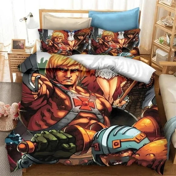 He man The Masters of The Universe Bedding Set Duvet Cover Bedroom Comforter Covers Single Twin King Size Quilt CoverBed Sheets