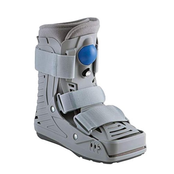 Bota ortopédica Air Walker United Ortho gris, talla grande, para tobillo