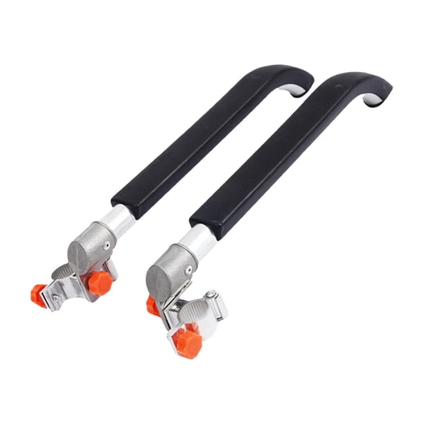 Reemplazo del apoyabrazos de la silla de pesca de aleación de aluminio, piezas de repuesto universales resistentes y fáciles de instalar, reposabrazos