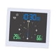 thumbnail image 4 of Reloj de pared para ducha, con termómetro higrómetro, reloj de digital para baño para interiores , Blanco, 4 of 5