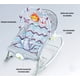 thumbnail image 4 of Silla Nido Mecedora Con Vibración y Melodía Azul LuBabycas, 4 of 7