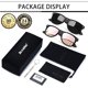 thumbnail image 5 of Gafas de sol Joopin Square Polarizadas con protección UV400 negro/rosa, 5 of 6