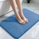 thumbnail image 1 of Alfombra De Baño Espuma Viscoelástica Supersuave Absorbente 80 X 50 Cm Color Azul, 1 of 7