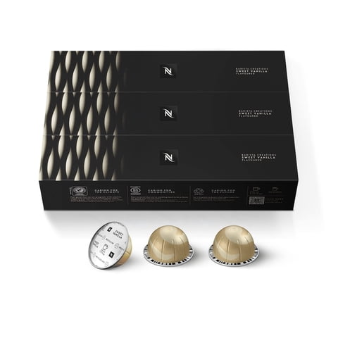 Cápsulas De Café Nespresso Vertuo Sweet Vanilla 30 Cápsulas