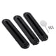 thumbnail image 1 of 3 Sets Tri Box Surfing SUP Surfboard Fin Plug Set Con Tornillo Negro, 1 of 5