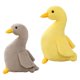 thumbnail image 4 of 2 Uds., Mu?eco De Pato De Peluche Infantil, Decoración De 30cm, Gris, 40cm, Amarillo, 4 of 4