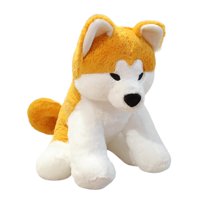 Magideal - Akita Perro De Peluche De Juguete Shiba Inu Felpa Suave Muñeca De Peluche Cómoda Almohada Para Dormir Muñeca Bebé Perro Juguetes De Peluche Almohada