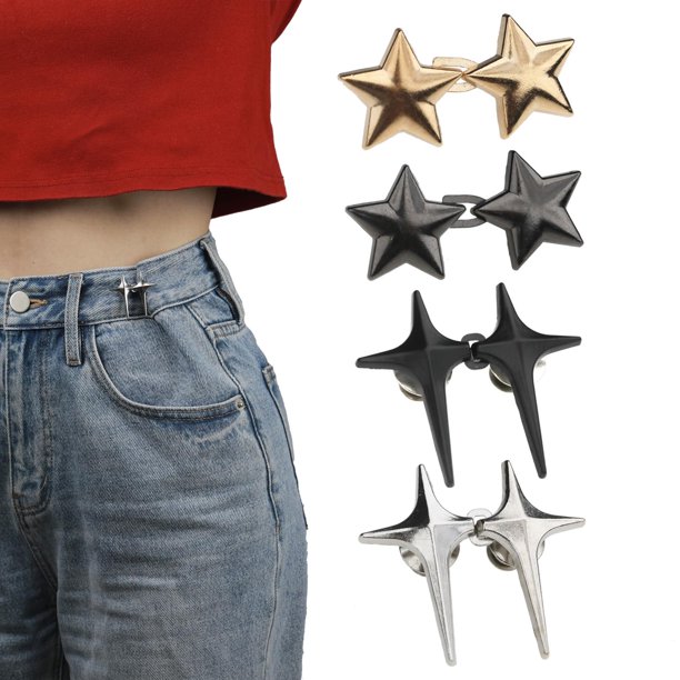 Ajustador de Cintura para Pantalones UapPhryngea – Clips de Cintura para Jeans (Pack de 4)