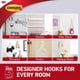thumbnail image 4 of Ganchos de almacenamiento Command Small, blancos, sin daños para interiores, 4 of 9