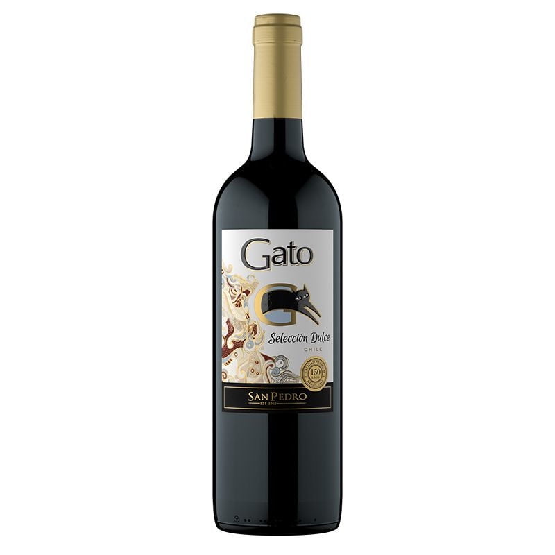 Cóctel De Vino Tinto Selección Dulce 9° Botella 750 ml Gato