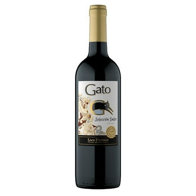 Cóctel De Vino Tinto Selección Dulce 9° Botella 750 Ml Gato