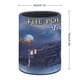 thumbnail image 2 of El Expreso Polar-theme Cylinder Pen Holder Pencil Organizer with Flannel Lining PVC Leather Material Cardboard Base for study work 10*8CM, 2 of 6