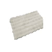 Genérico - Alfombra Sofá Antideslizante Para Baño, Gato O Dormitorio 40X60 Cm Blanca