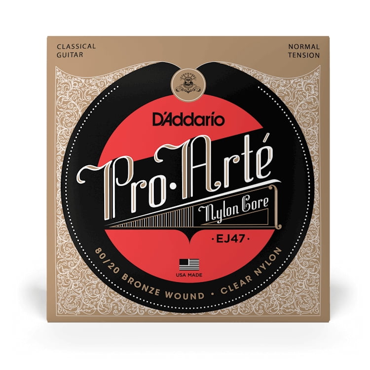 Cuerdas Para Guitarra Clásica Daddario Ej47, Tensión Normal