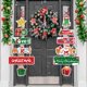 thumbnail image 3 of 2 Paquete Feliz Navidad Porta Hanger Fiesta De Vacaciones Señal Colgante De La Pared Tiene Una Feliz Pequeña Navidad Señal De Casa Decoración De La Pared Para Decoraciones De Puertas De Navi, 3 of 3