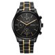 thumbnail image 1 of Reloj Titan NS1805KM06 analógico de cuarzo negro con día y fecha, 1 of 5