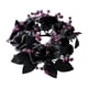 thumbnail image 4 of Corona Floral Versátil Con Forma De Vela De Rosa Artificial Negra De Halloween, Diámetro Interior De 7,5 Cm, 4 of 5