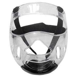 Ioensy - Clear Taekwondo Face Shield Protection Cover Casco Cover Sports Gear Niños