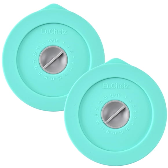 EuChoiz Tapas de Reemplazo de Silicona para Pyrex de 1 Taza - Pack de 2
