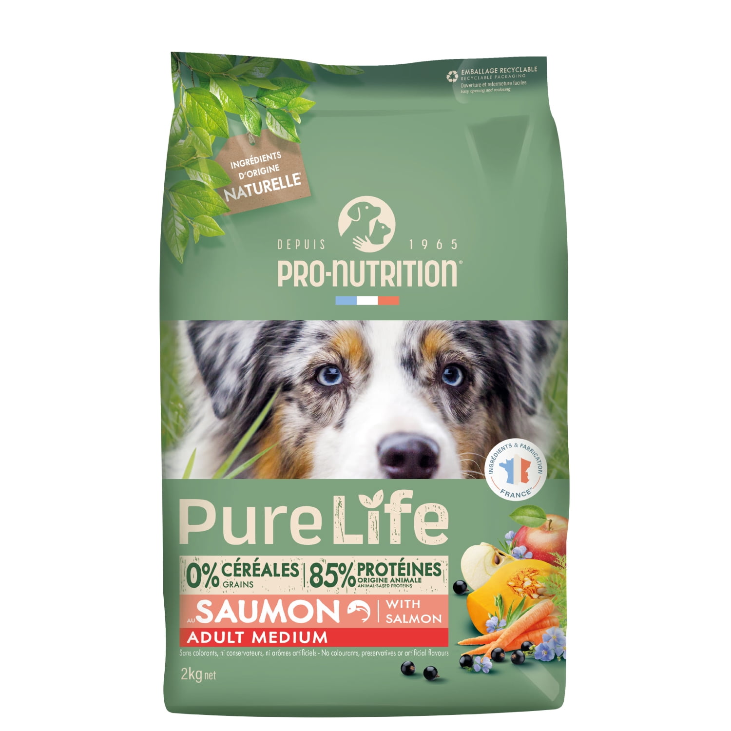 Alimento Pure Life Adult Medium Perro 2kg