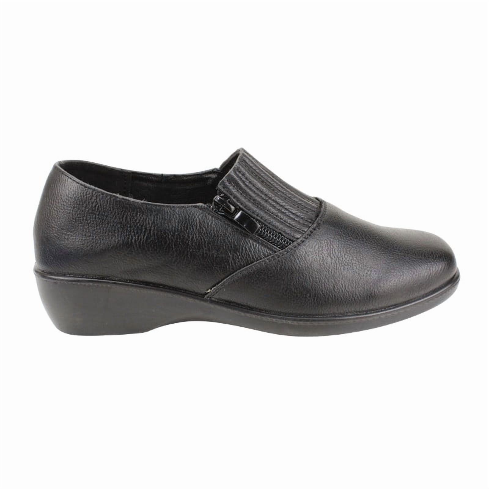 Zapato New Walk Confort Cierre Negro