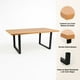 thumbnail image 5 of Mesa de Comedor Estilo Industrial 140x90 - Madera Clara, 5 of 7