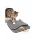 thumbnail image 1 of Alfombra para Arena de Gatos Doble Capa 65x49 cm gris, 1 of 8