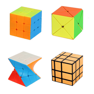 Otuti - Pack 4 Cubos Rubik Tipo De Qiyi