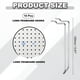 thumbnail image 2 of Uxcell 10 Piezas de Ganchos para Tablero Perforado, Kit de Ganchos para Tablero de 5.9 Pulgadas que se Ajusta a Tablero Perforado de 1/6" para Garaje, 2 of 7