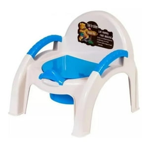 Genérico - Pelela Silla De Bebes Baño Tapa Desmontable Blanco Celeste