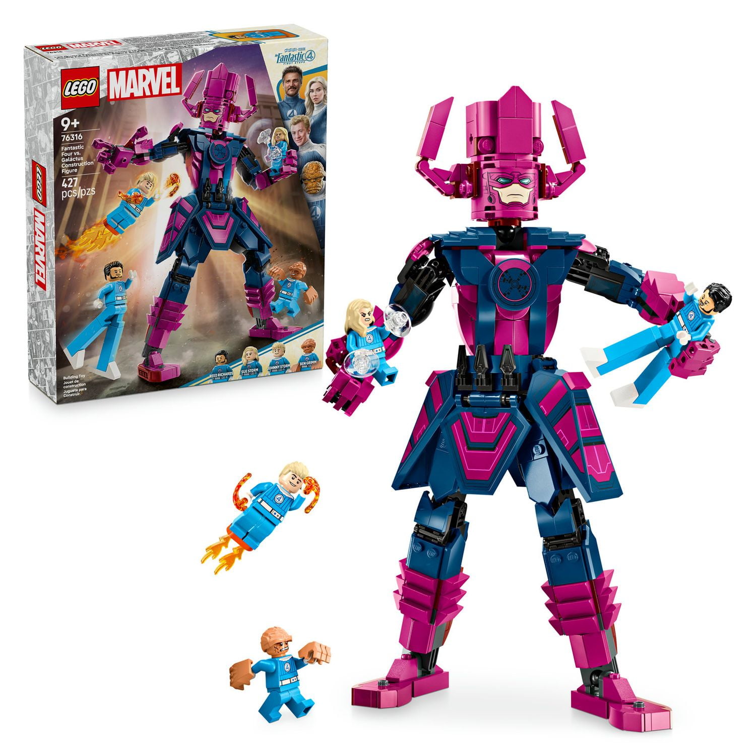 Set Lego Super Heroes Cuatro Fantásticos Vs. Figura Para Construir De Galactus