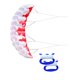 thumbnail image 4 of Entrenador Kite de Potencia Kitesurf Kiteboarding Paracaídas Rojo y Blanco, 4 of 5