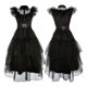 thumbnail image 3 of Disfraz de Merlina para Halloween para Niñas y Mujer, 3 of 3