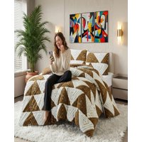 Mylhogar - Cubrecama King Invierno Jacquard Cutting Premium Chiporro Extra Suave